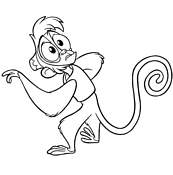 coloriage abu inquiet